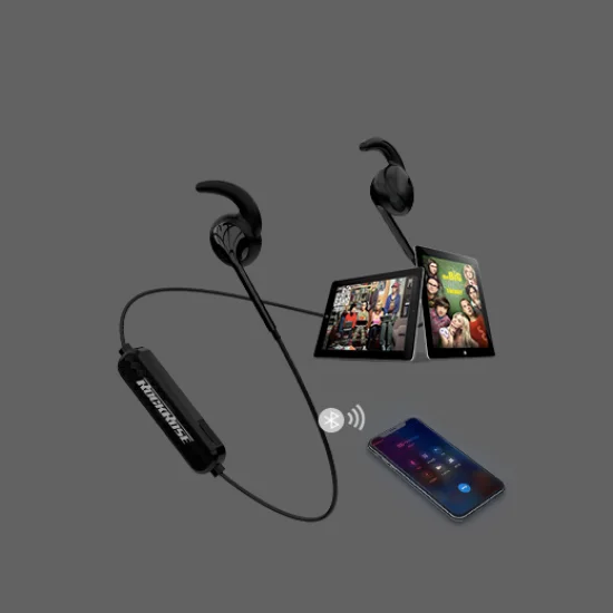 Rockrose Parkour EE Bluetooth Sports Earphones &ndash; Black